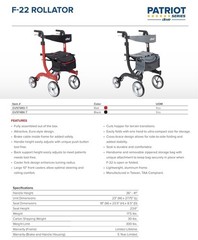 driven f22 rolator