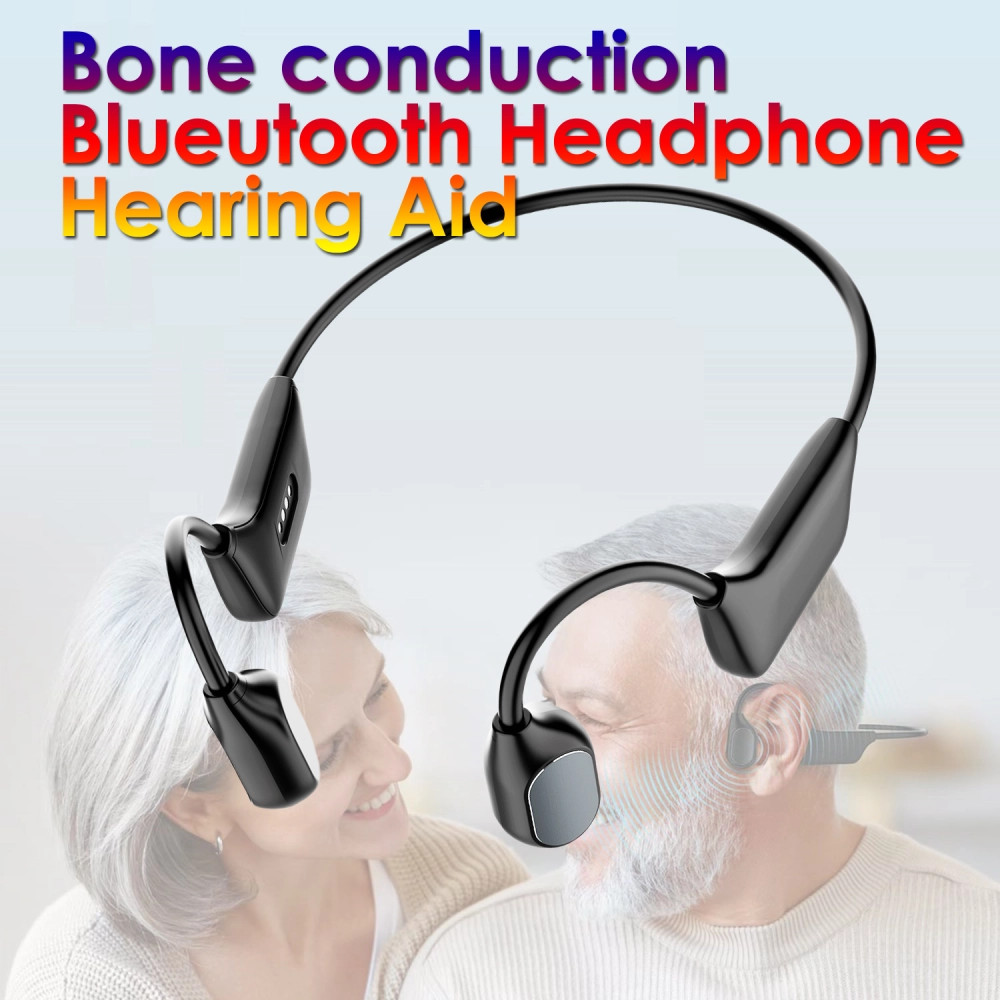 Bluetooth & Bone Conduction Noise Reducing Hearing Aid Dual-Function Headset