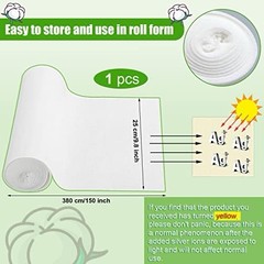 25 Feet Skinfold Dry Sheet, 2 Rolls Soft Absorbent Pads
