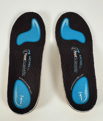FootScientific Arches Type 1 Flat Feet Insoles Women 8-8.5 Men 6-6.5
