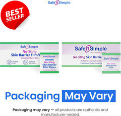No Sting Skin Barrier Wipes 75 Ct Alcohol Free Ostomy Stoma Skin Prep – US