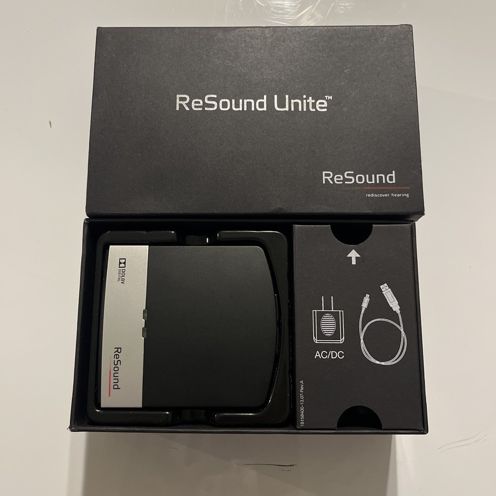 ReSound TV Streamer 2 GN Hearing Wireless Audio TV Streamer w/ Box & Cables
