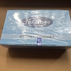 Nu-Hope Ostomy Pouches Oval Drainable Expired 2024
