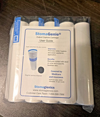 StomaGenie disposal tube for ostomy- #12015P 1 1/8 inch- 28mm