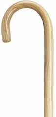 Made in USA Natural Finish 42″ Long Crook Handle Walking Cane for Extra Tall Men