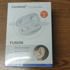 Ceretone Fusion CE-A61AT ITE Rechargeable Noise Reduction Hearing Aids White