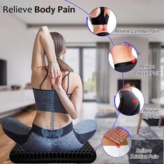 Gel Seat Cushion for Long Sitting Extra Thick Gel Cushion for Wheelchair Soft
