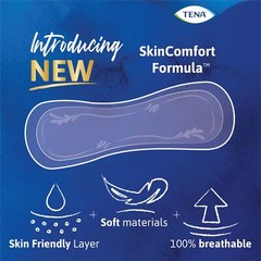 Tena Moderate Long Incontinence Pads 180 Count 12 Inch Soft Breathable Protec…