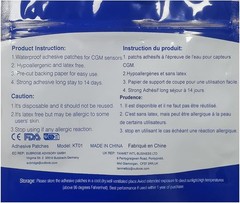30-Pack G7 Waterproof Adhesive Patches – Hypoallergenic & Breathable for CGM