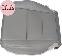 Gray #GR Driver Side Bottom Replacement Leather Seat Cover Compatible with Honda