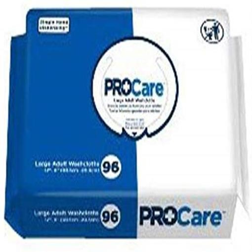 ProCare Disposable Washcloths, 12×8 Inch, CRW-096 (Case of 576)