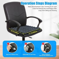 Sondor Travel Cushion, Inflatable seat Cushion, Suitable for Airplane Seats,