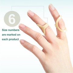 8-40 PCS Oval Finger Splints Trigger Finger Kit for Size 5,6,7,8,9,10,11,12 US