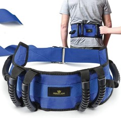 Gait Belts for Seniors Transfer Belt with 6 Handles, Release Metal Buckle, 56…