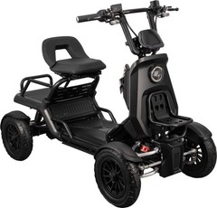 Heavy Duty 4-Wheel Electric Mobility Scooter for Adults with Cargo Platform 500W