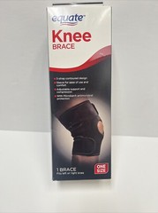 Equate Knee Brace with Microban Antimicrobial Protection, Adjustable Support
