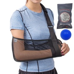 Mesh Arm Shoulder Sling – Medical Shoulder Immobilizer for Shower – Adjustabl…