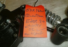 WHEELCHAIR MOTOR QUANTUM EDGE 2.0 MOT154324-01 WITH CASTER AS PICTURE