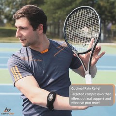 Tennis Elbow Brace – Forearm Support Band with Compression Pad One Size