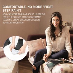 Medical Grade Compression Foot Care Sleeves (15-20mmHg) for Arch, Heel Support
