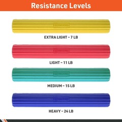 Body Sport Twist & Flex Bar, Flexible Rehabilitation Equipment for Arm and Elbow