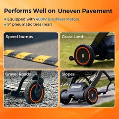 18 Miles Rang Foldable Electric Wheelchair Intelligent All Terrain Rollator 400W