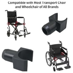 4pcs Drive Replacement Wheelchair Parts Seat Rail Guide U Type Slider