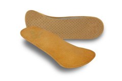 Pedag Deluxe 123 orthotic insole leather pads, gentle arch & metatarsal support
