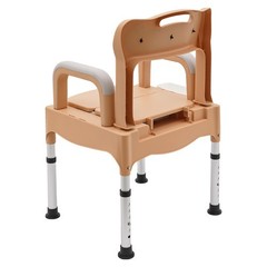 Height Adjustable Bedside Commodes Chair Portable Toilet Chair 250kg/551.16lbs