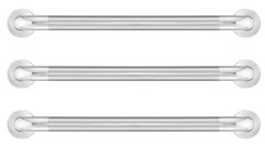 24 In. Grab Bar Combo in Polished Stainless Steel (3-Pack)