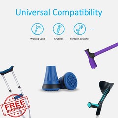 rehand Cane Tip Blue All Terrain 3/4 Inch Pack of 2