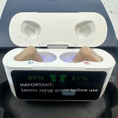 Audien Hearing ATOM X Rechargeable OTC Hearing Aids – OPEN BOX