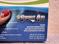 Sportaid Hernia Belt White Large (41″ to 46″)