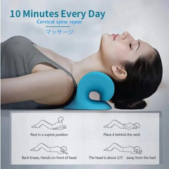 Cervical Neck Pillow STRETCHER Traction Device Brace Support Pain Relief Massage