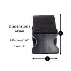 Gait Belt and Transfer/Walking Assist Quick-Click Standing Aid Choose Color/Size