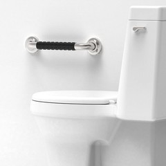 16 inches Bath Safety Grab Bar with Soft Anti-Slip Grips, ADA 500lbs Loading Cap