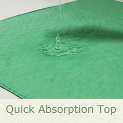 2 PCS Soft Mattress Protector 18×24″ Absorbent Washable Bed Pads Green Blue