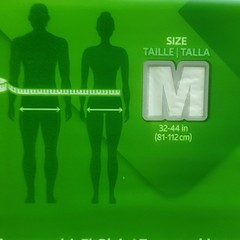 Medline FitRight M Unisex OptiFit Ultra Briefs w/Tabs Leak Stop Guard