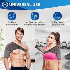 Shoulder Stability Brace Compression Sleeve for Rotator Cuff Support, Injury …