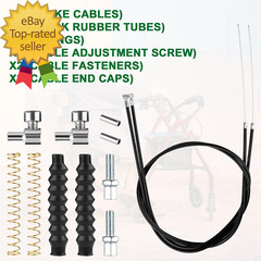 14Pcs Rollator Brake Cable Replacement Parts Walker Parts Rollator Brake Cable