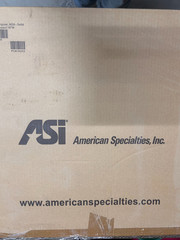 ASI 8203 Folding Shower Seat White Phenolic 18″ Wall Mounted BRAND NEW IN BOX
