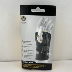 FUTURO Compression Stabilizing Wrist Brace, Left Hand, Black – L/XL