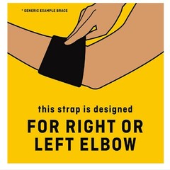 FUTURO Sport 45975 Tennis Elbow Strap Moderate Support Adjustable To Fit – Black