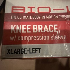 McDavid elite bio logix knee brace level 3+ size X-large left 14-15.5”