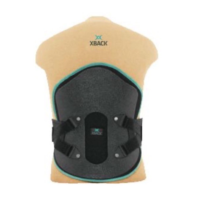 XBack LSO T105 Lumbar Sacral Orthosis Back Brace Black Teal Size XL Made in USA