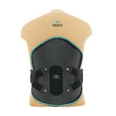 XBack LSO T105 Lumbar Sacral Orthosis Back Brace Black Teal Size XL Made in USA