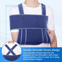 Arm Sling for Sleep, Shoulder Immobilizer for Women & Men – Very Soft Sling f…