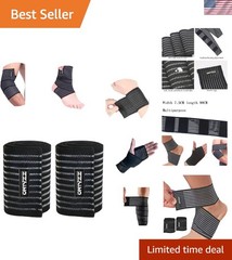 Adjustable Calf Compression Bandage Support Knee Wraps Elastic Sports Knee Ba…