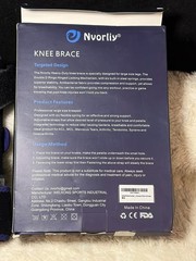 Nvorliy Plus Size Adjustable Knee Brace for Pain / Recovery 3XL/4XL New in Box