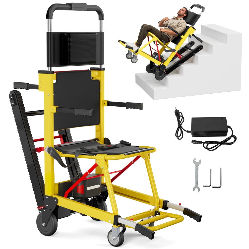 360lb max Motorized Stair Climbing Wheelchair 120W Elevator Stairlifts Mobility